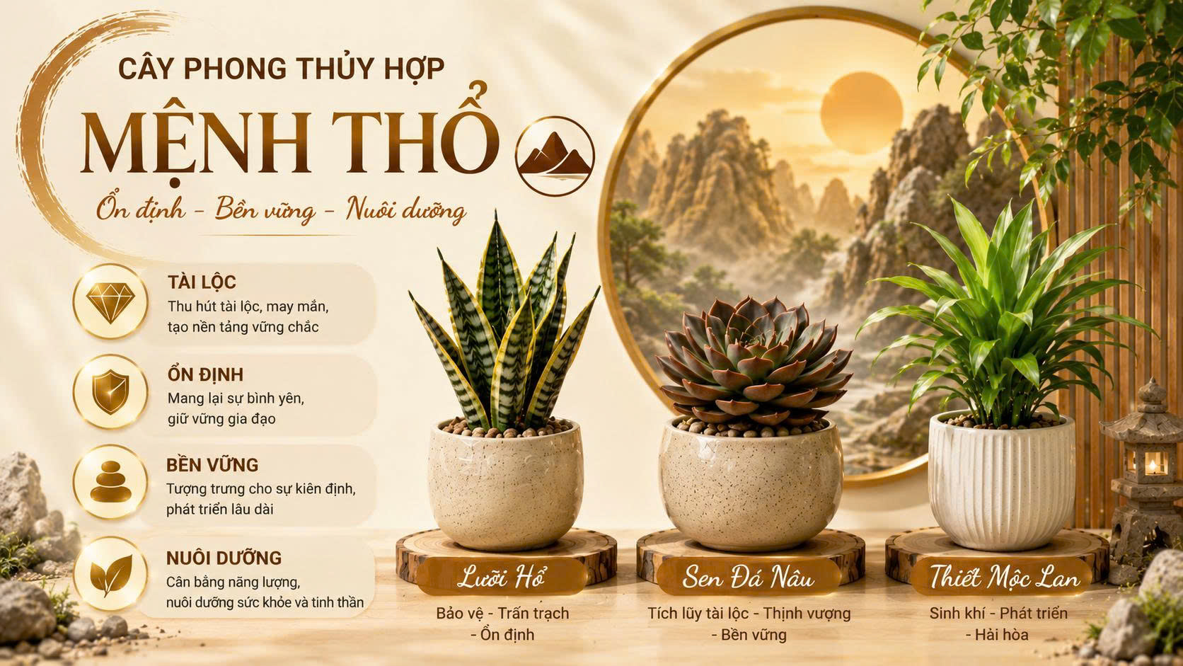 cay phong thuy hop menh tho