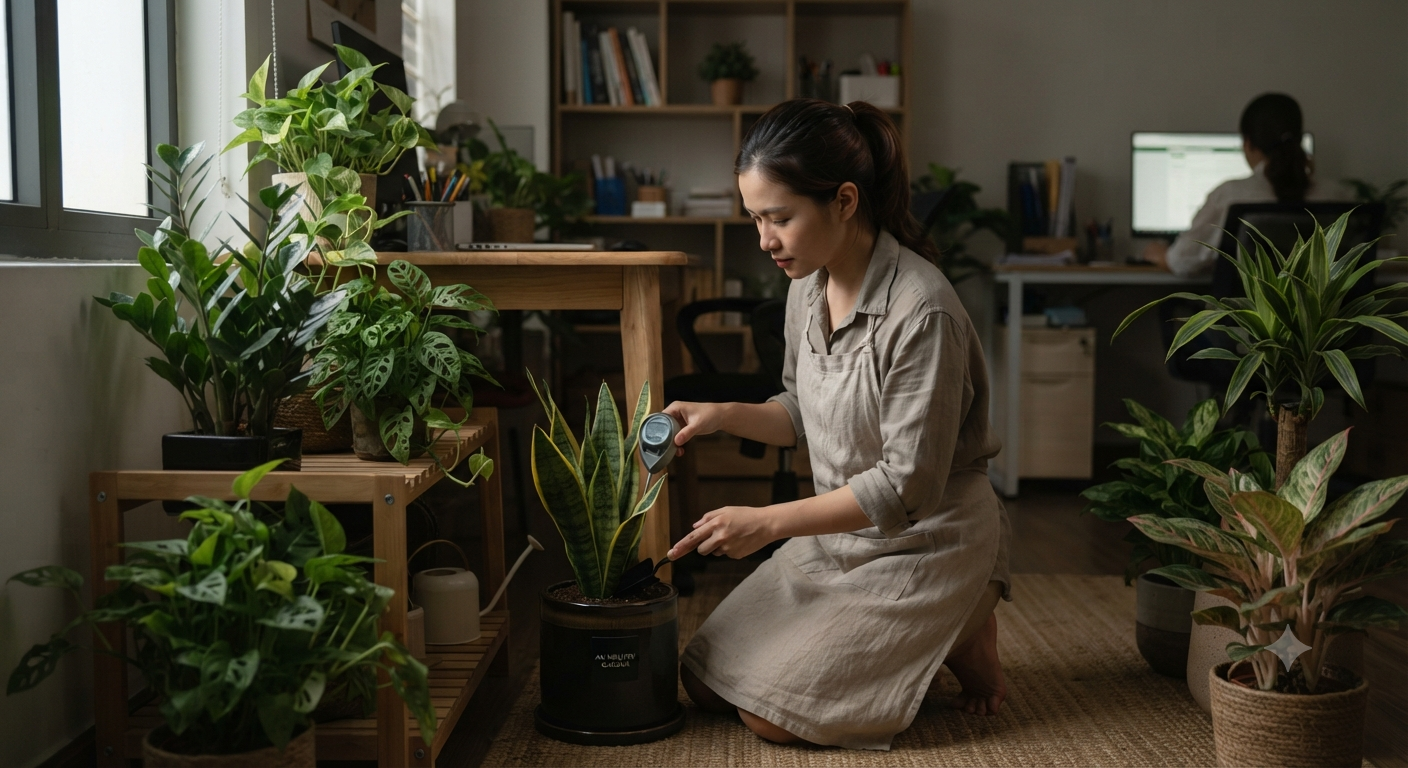 Những điều cần lưu ý khi chăm sóc cây cảnh trong không gian ít nắng
